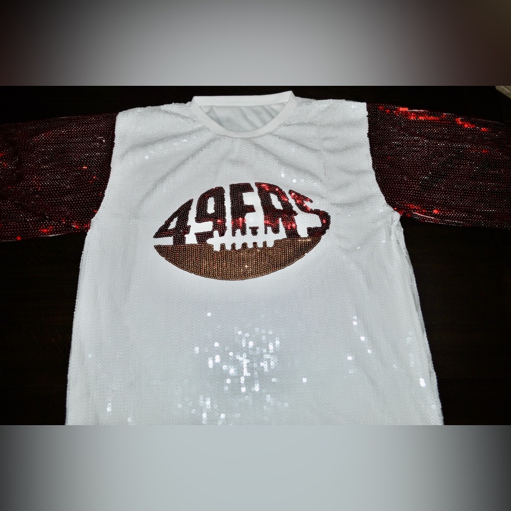 Sam Francisco 49ers Sequin Dress (One Size Fits All)